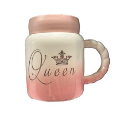 Queen keramička šolja sa poklopcem ( 359743 )