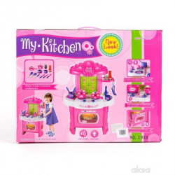 Qunsheng Toys igračka kuhinja sa dodacima-roze ( A013322 ) - Img 3