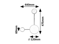 Rabalux Amadeo Zidne lampe ( 71274 )-2