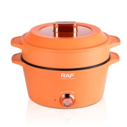 Raf r.5403o električni lonac krčko narandžasti 1300w 7l+5l