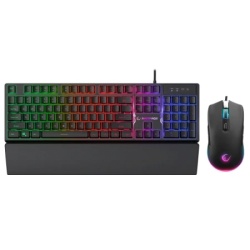 Rampage km-rx7 fortuna v2 crni tastatura+miš žIčni set 42577