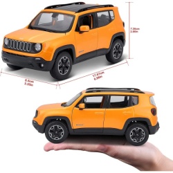 Rappelkist Auto Maisto 1:24 Jeep renegade oranž ( 072201 )-2