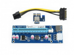 RC-PCIEX-03 Gembird * PCI-Express riser add-on card, PCI-ex 6-pin power connector - Img 4