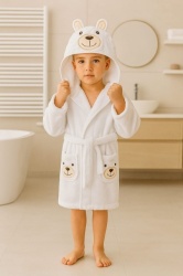 Ready Bade mantil Zoo - Beli Meda (6-8)