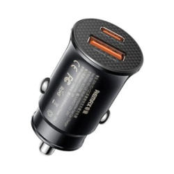 Remax Auto Punjac 1XUSB+1XTIP C +QC RCC358 30W, crni ( 945 )
