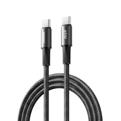 Remax DATA kabl BRAIDED TIP C na TIP C CB25 65W 1.2m, crni ( 941 )