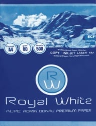 Royal White Papir Fotokopir  A4/80g m2/ 500 Lista za laser,inkjet i fotokopir masine Ris papira-2