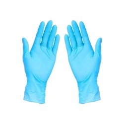 Rukavice nitril 100/1 s plave ( 9100378c )