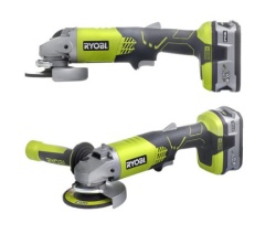 Ryobi Set aku. ugaona brusilica (115mm) + punjač+ baterija 4Ah (18V ONE+™)  ( R18AG-140S )-4