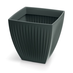 Saksija Latia kvadratna standard 40cm - antracit kamen 466R ( 20099 )