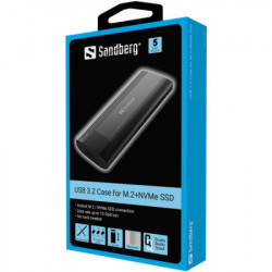 Sandberg HDD Rack Sandberg USB 3.2 - M.2/NVMe SSD 136-39 - Img 4