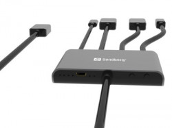 Sandberg kabl-display HUB All-In-One USB C/DP/m DP/HDMI - HDMI 2m 509-21 - Img 4