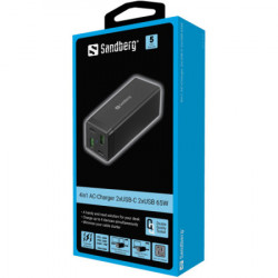 Sandberg USB punjač 4u1 2xUSB/2xUSB C 65W 441-45 - Img 5