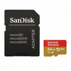 SanDisk SDXC 64GB extreme micro 170MB/s UHS-I class10 U3 V30+Ad - Img 2