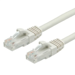 Secomp Value UTP Patch Cord Cat.6A Class EA grey 0.3m ( 4214 )