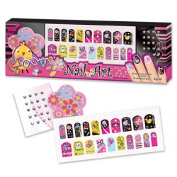 Set 20 stikera za nokte sa dodacima glow ( 1043825 )