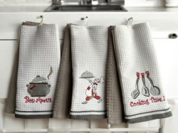 Set 6 kuhinjskih krpa Wafle Grey ( VLK000109- Grey )