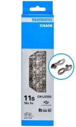 Shimano cn-lg500 linkglide 9/10/11 brzina e-mtb sa brzom spojnicom 138 karika lanac ( icnlg500138q )
