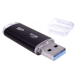 Silicon Power 64GB USB Flash Drive 3.0,Blaze B02,BLACK ( SP064GBUF3B02V1K ) - Img 3
