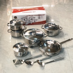 Silver Classic 15-delni set posuđa sa kuhinjskim priborom ( KLK2684 )