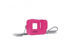 Sleeve + Lanyard (HERO8 Black) Electric Pink ( AJSST-007 ) -2