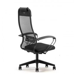 Smart Ergonomic Line - Radna anatomska stolica B12 Black - Img 5