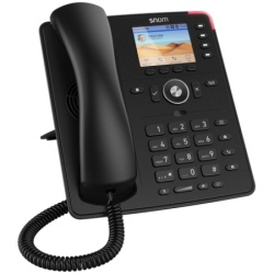 Snom d713 black desk PoE telefon kolor ekran,4 funk.tas.Giga switch,USB ( 4582 )