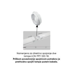 Spojnica za nizanje LCN-TP7-120/W lampi   ( LCN-TP7-MSP )-2