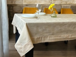Stolnjak Nisan Bež boja 160x250cm ( VLK000491-nisanabezboja )