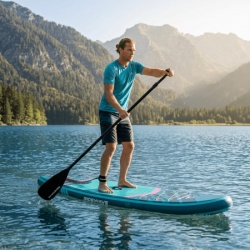SUP daska na naduvavanje Ridewave tirkizna – full set