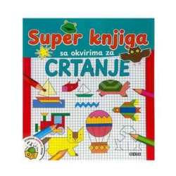 Super knjiga sa okvirima za crtanje ( DEXY0793 )