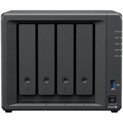 Synology DS423+, tower, 4-Bays 3.5 SATA HDDSSD, 2 x M.2 2280 NVMe SSD, CPU Intel Celeron J4125 4-core (4-thread) 2.0 GHz, max. boost up to - Img 1