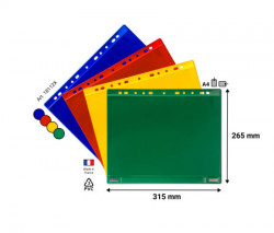 Tarifold magnetni dvostrani džep sa perforacijom A4 horizontalni, 1/5 zelena ( 09CRT54F ) - Img 2
