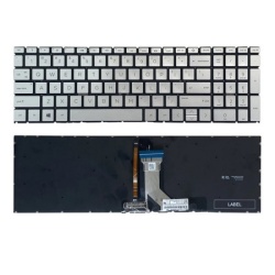 Tastatura za laptop HP Pavilion 15-EH 15Z-EH series mali enter backlight srebrna ( 111385 )