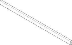 TBX Antaro Poprečna ograda Unutrašnja Fioka Bela - 1046mm - ZRG.1046Z ( 421-768 )