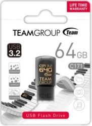 TeamGroup tc171364gb01 64gb c171 usb 3.2 black -1