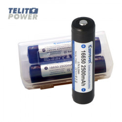 TelitPower punjiva Li-Ion 3.7V 2500mAh 16650 Keeppower Protected baterija ( 3633 )