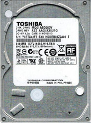 Toshiba HDD 2.5" 500GB MQ01ABD050V 5400RPM 16MB 9.5mm SATA (1699).. refurbished 2y - Img 1