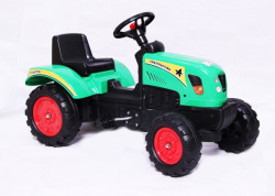 Traktor 02 na pedale za decu - Zeleni - Img 2