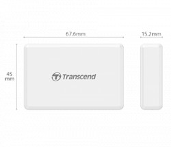 Transcend card reader, RDF8, USB 3.1 Gen 1, SDHC UHS-I, SDXC UHS-I, micro SDHC UHS-I, micro SDXC UHS-I, and UDMA7 CompactFlash memory cards - Img 2