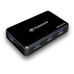 Transcend USB 3.0 Hub, 4-Port, Up to 5Gb/s, w/Power adapter ( TS-HUB3K )  - Img 3