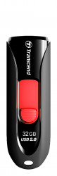Transcend USB 32 GB, JetFlash 590K, USB2.0 Retractable, Black/Red ( TS32GJF590K ) - Img 4