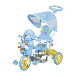 Tricikl za decu model sa kucom - plavi - do 25 kg