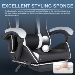 Trick gejmerska stolica storm crno bela ( 876 STORM BELA )-2