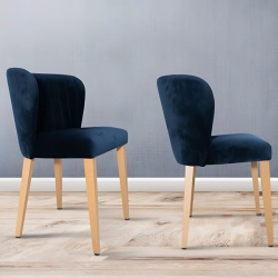 Trpezarijska stolica Velvet Noir