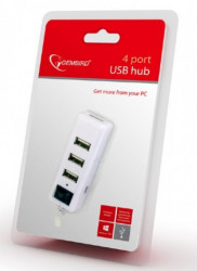 UHB-U2P4-21 Gembird USB2.0 4-port HUB, sa prekidacem, white - Img 3