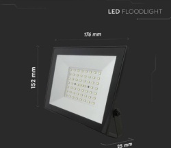 V-tac Led Reflektor 50w Smd 6500k 176*152*25mm