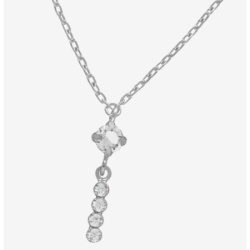 Victoria cruz halo crystal ogrlica sa swarovski kristalima ( a4483-07hg )-1