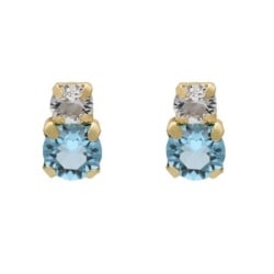 Victoria cruz jasmine aquamarine mindjuše sa swarovski kristalima ( a3751-10dt )-1