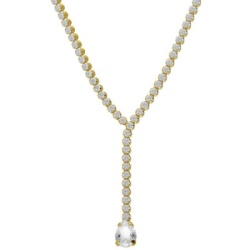 Victoria cruz purpose crystal gold ogrlica sa swarovski kristalima ( a4664-07dg )